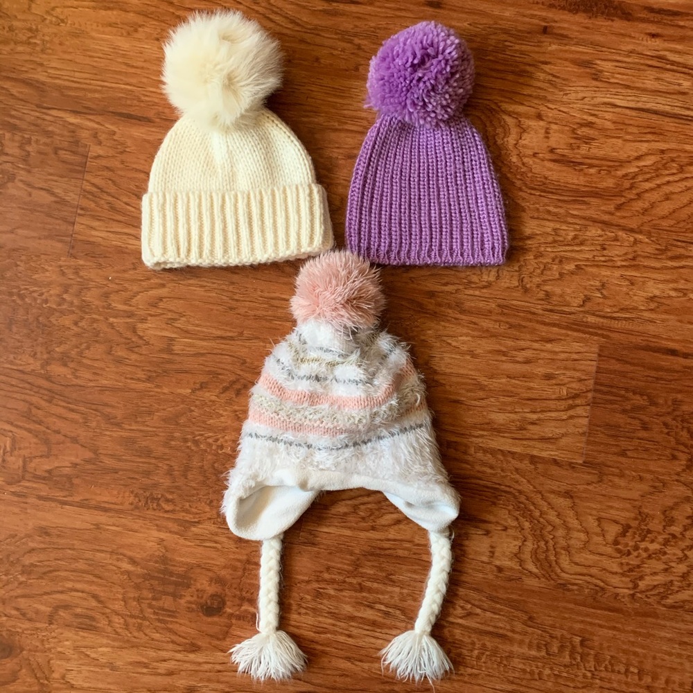 Toddler Girl Winter Hats Bundle Ralph Lauren H&M